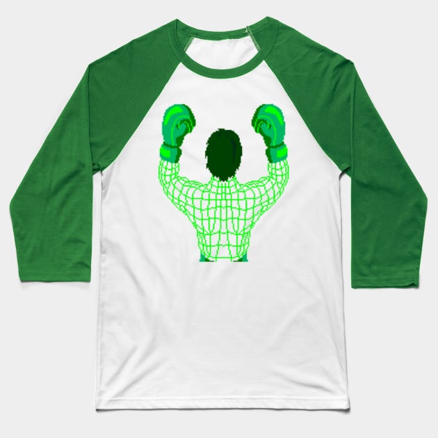 Punch Out Boxer Baseball T-Shirt by RoswellWitness